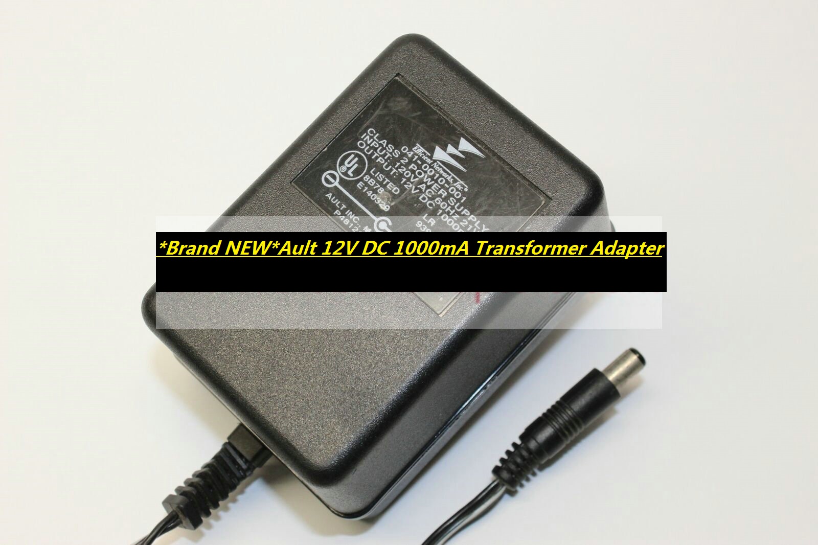 *Brand NEW*Ault 041-0010-001 Class 2 Power Supply 12V DC 1000mA Transformer Adapter